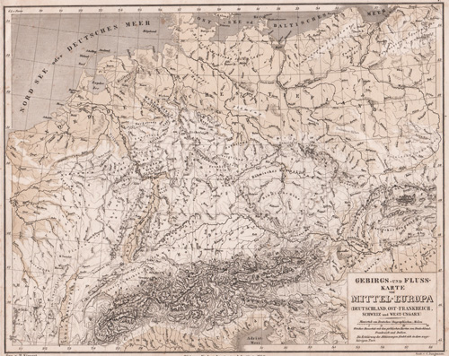 Übersiche der Natur-Verhältnisse von Europa 1850